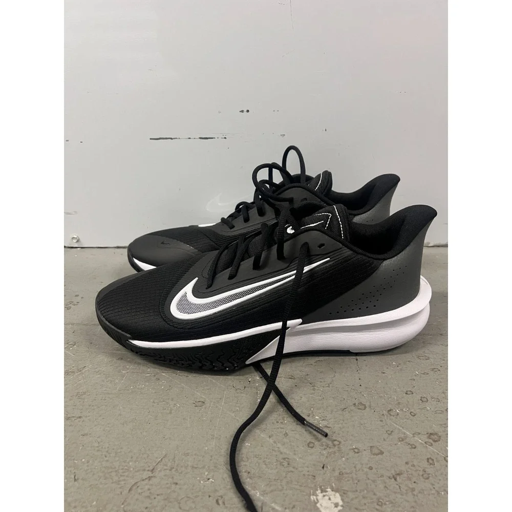 Nike‎ Precision 7 Sneaker Men's Black White Iron Gray Running Shoes - US 11 NEW